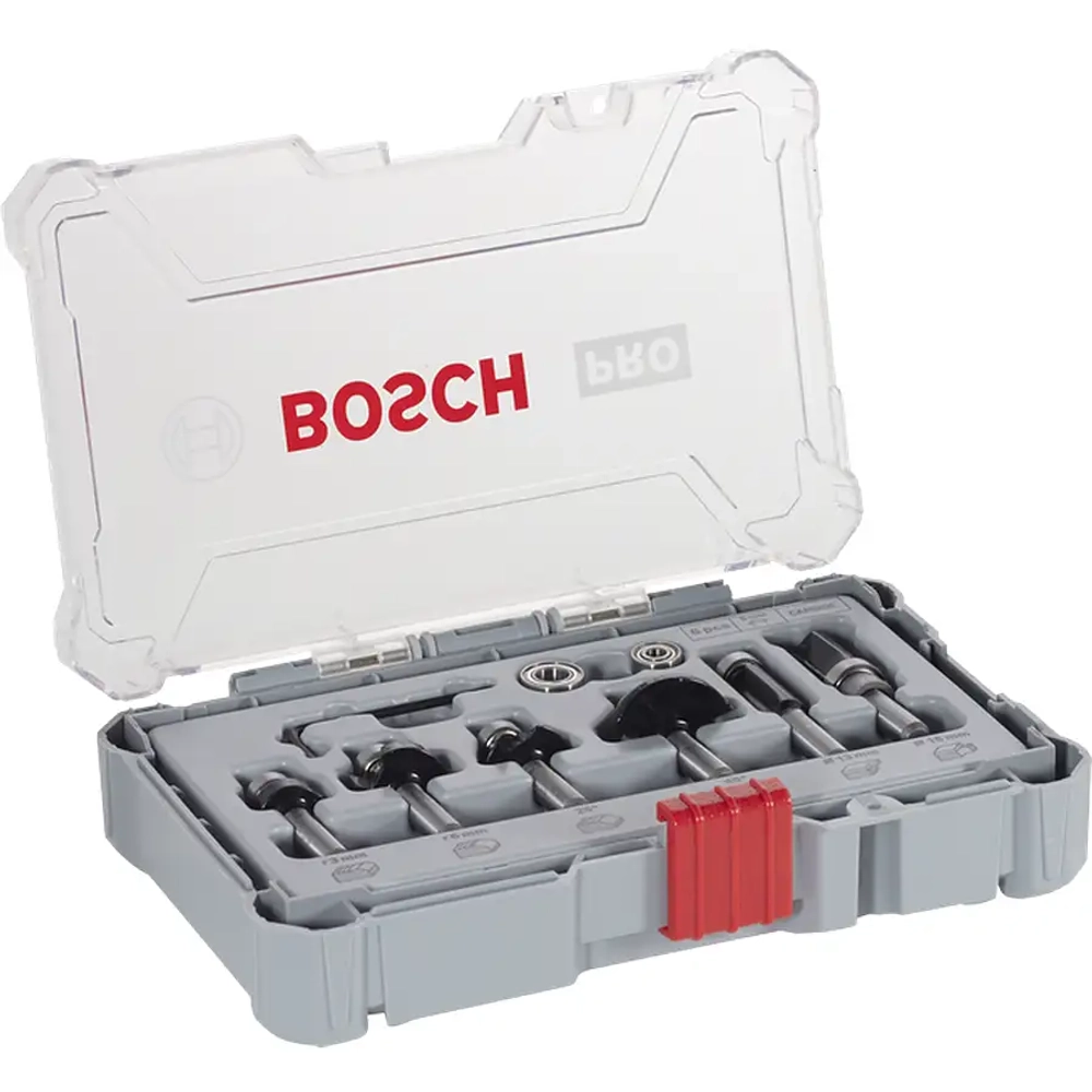 Набор кромочных фрез 6 шт BOSCH 2607017469