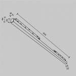 Встраиваемый светильник Maytoni Basis TR030-4-30WTW-DSZ-B