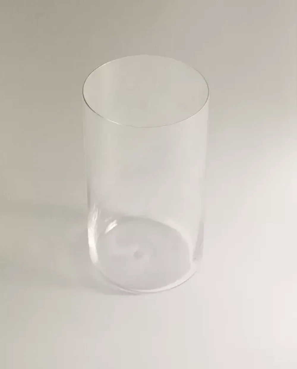 ZARA HOME СТАКАН ИЗ ХРУСТАЛЬНОГО СТЕКЛА ДЛЯ ПРОХЛАДИТЕЛЬНЫХ НАПИТКОВ, ПРОЗРАЧНЫЙ
