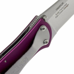 K1660PUR Leek - нож складной, фиолетовая рукоять
