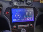 Магнитола для Ford Mondeo 4, Focus 2, S-Max/Galaxy и пр. (ШГУ овальное) - FarCar BX10-360-9694-10 монитор 10.36" 2K QLED на Android 13, Быстрая, CarPlay, 4G SIM-слот, 4 камеры в комплекте