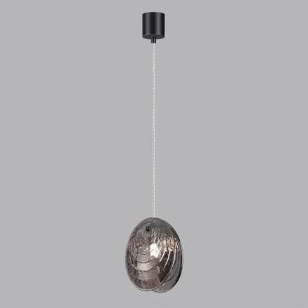 5038/1 MODERN ODL24 367 черный/дымчатый/металл/стекло Подвес G9 1*40W MUSSELS