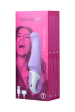 Вибратор Satisfyer Vibes Charming Smile силикон фиолетовый 18,7 см
