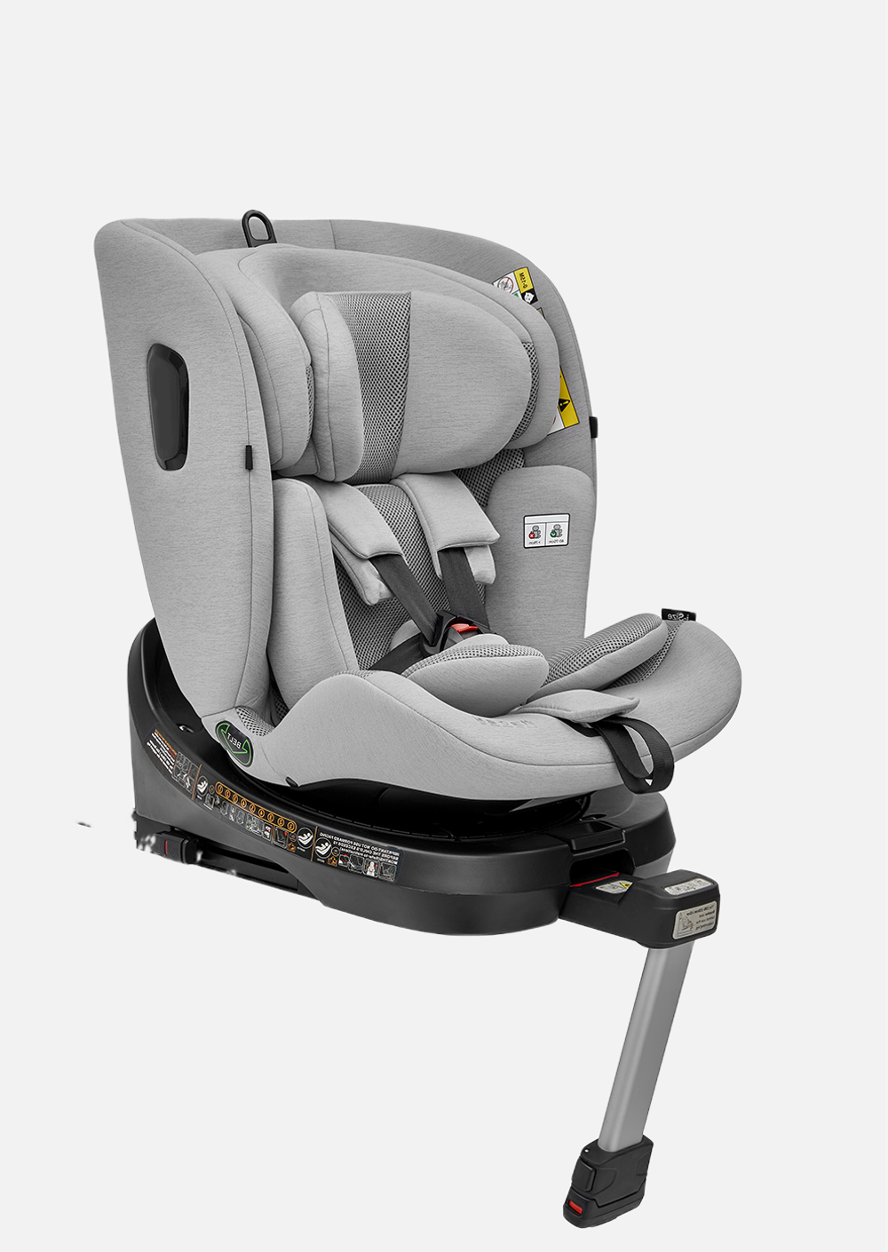 Peppy Автокресло UNOfix grey серый 0-36
