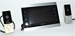 Видеодомофон Slinex SL-07MHD, цветной, сенсорный, с датчиком движения, 7", IP58, черный