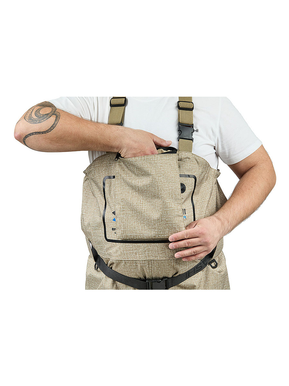 Вейдерсы забродники для рыбалки HIGASHI Fisherman SE pvc w/felt boot (войлочная подошва) S
