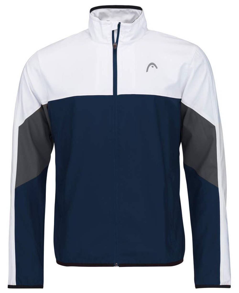 Мужская теннисная кофта Head Club 22 Jacket M - dark blue