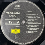 Бах Сборник Musicalia 12 (Испания 1986)