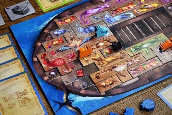 Настольная игра Остров кошек. Чудища+Котята
