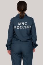 Костюм летний женский МЧС (Патруль-240, серо-синий)