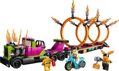 Lego konstruktor City 60357 Stunt Truck & Ring of Fire Challenge