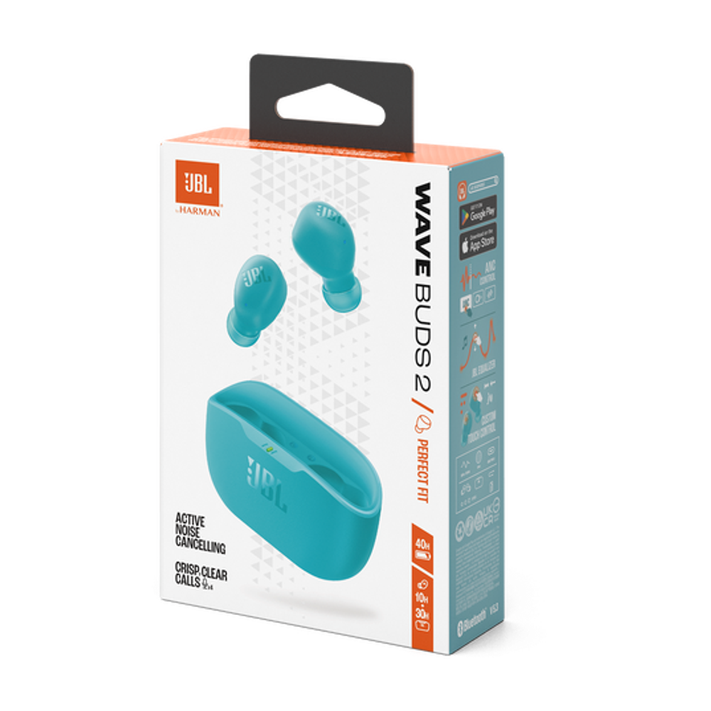 Беспроводные наушники JBL Wave Buds 2 Blue - 10