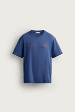 ФУТБОЛКА С КОМБИНИРОВАННОЙ ВЫШИВКОЙ — ZARA