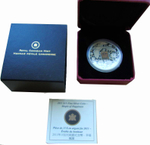15 долларов. Птица удачи. Голограмма. Канада. Серебро. 2011 год. PROOF