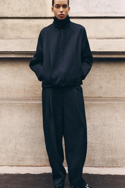 ZARA КУРТКА BALLOON — ZW COLLECTION, МОРСКОЙ ТЕМНО-СИНИЙ