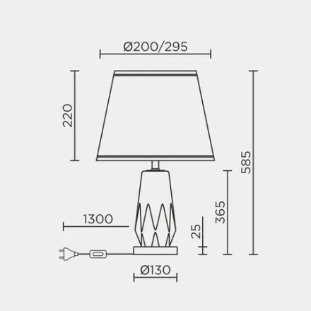 Настольный светильник MODELUX ML.6174.01TL WH
