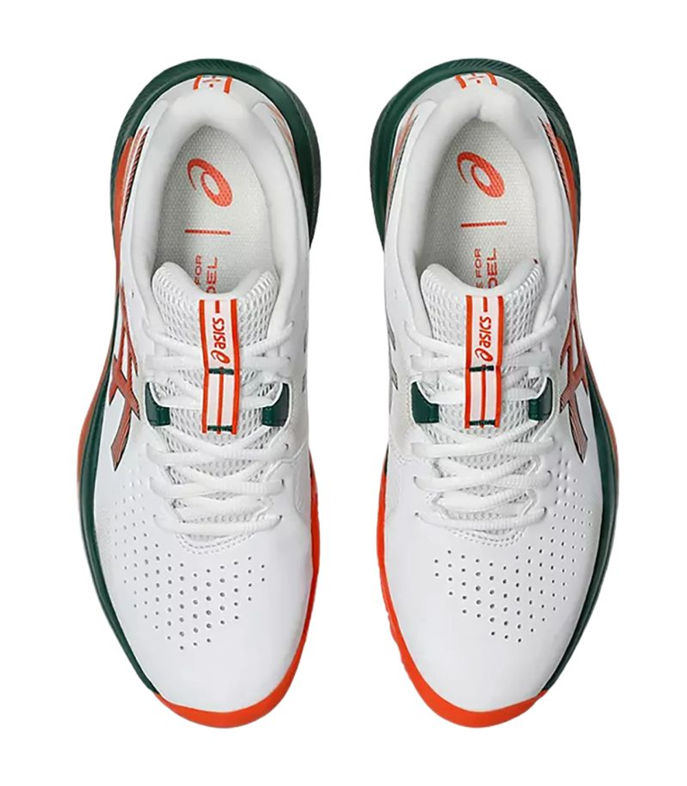 Мужские кроссовки для падела Asics Gel-Challenger 15 Padel - white/energy orange