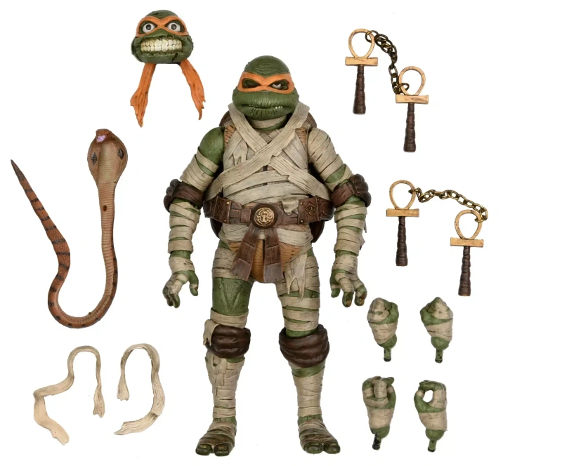 Фигурка NECA - Ultimate TMNT Universal Monsters - Michelangelo As The Mummy 54187