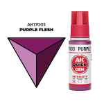 AK Interactive Purple Flesh Quick Gen - контрастная акриловая краска, 18 мл