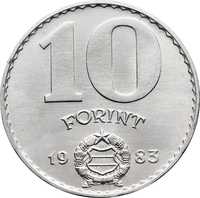 10 форинтов 1983 Венгрия ФАО