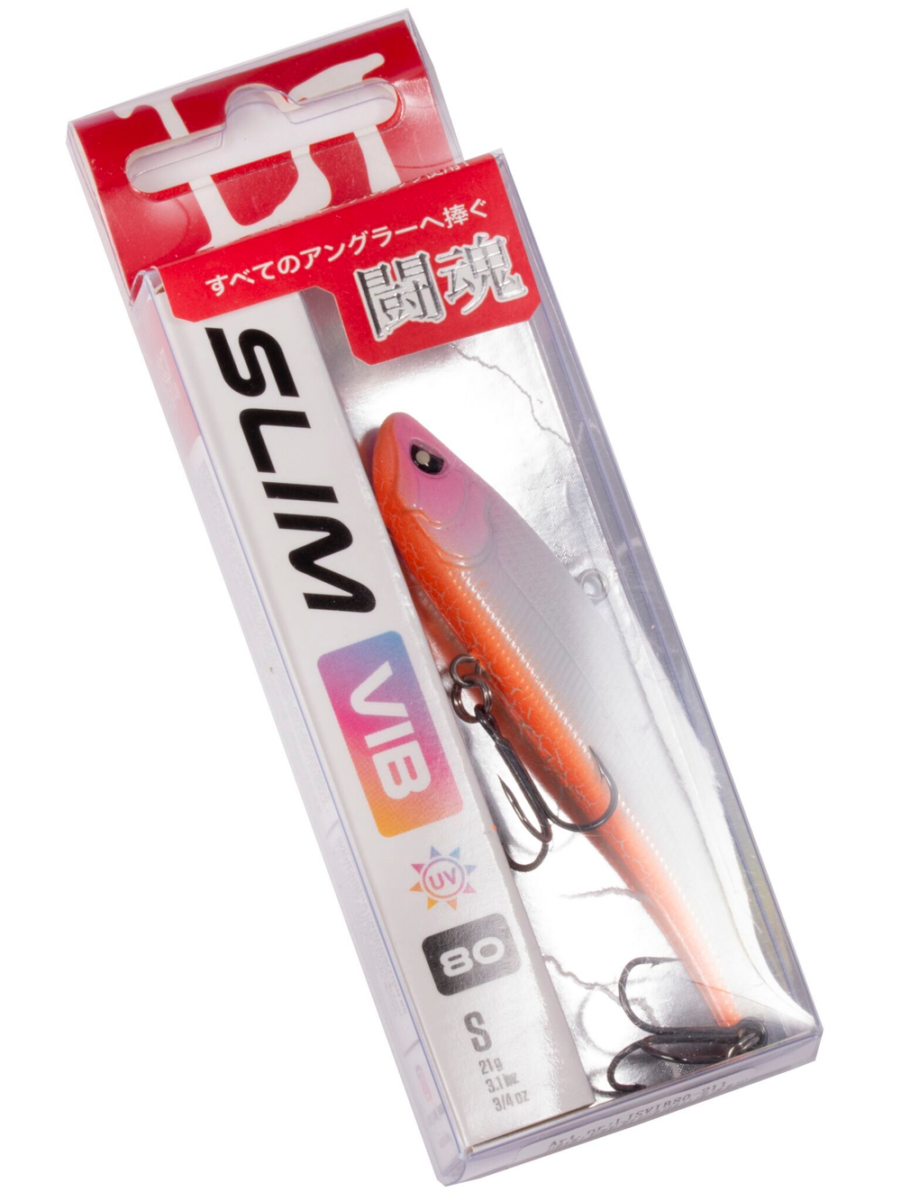 Воблер тонущий вертикальный LJ Pro Series SLIM VIB S 80.00/211
