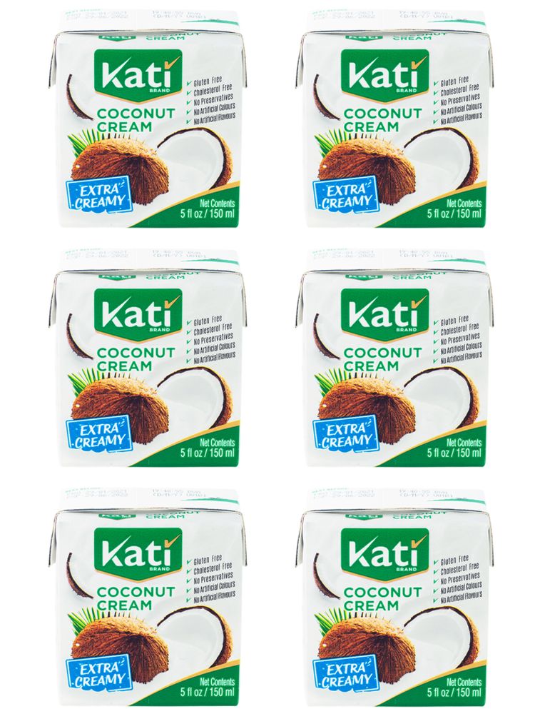 Кокосовые сливки Kati Coconut Cream 24% 150 мл x 6 шт