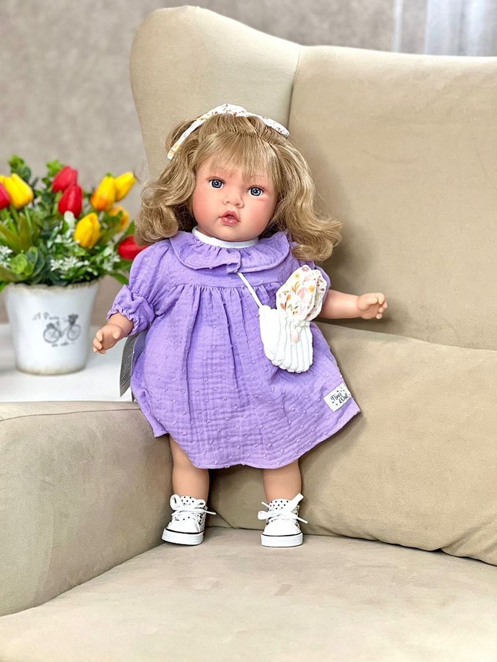 Кукла для девочки 45см Сюзетт мягконабивная (N4520K)