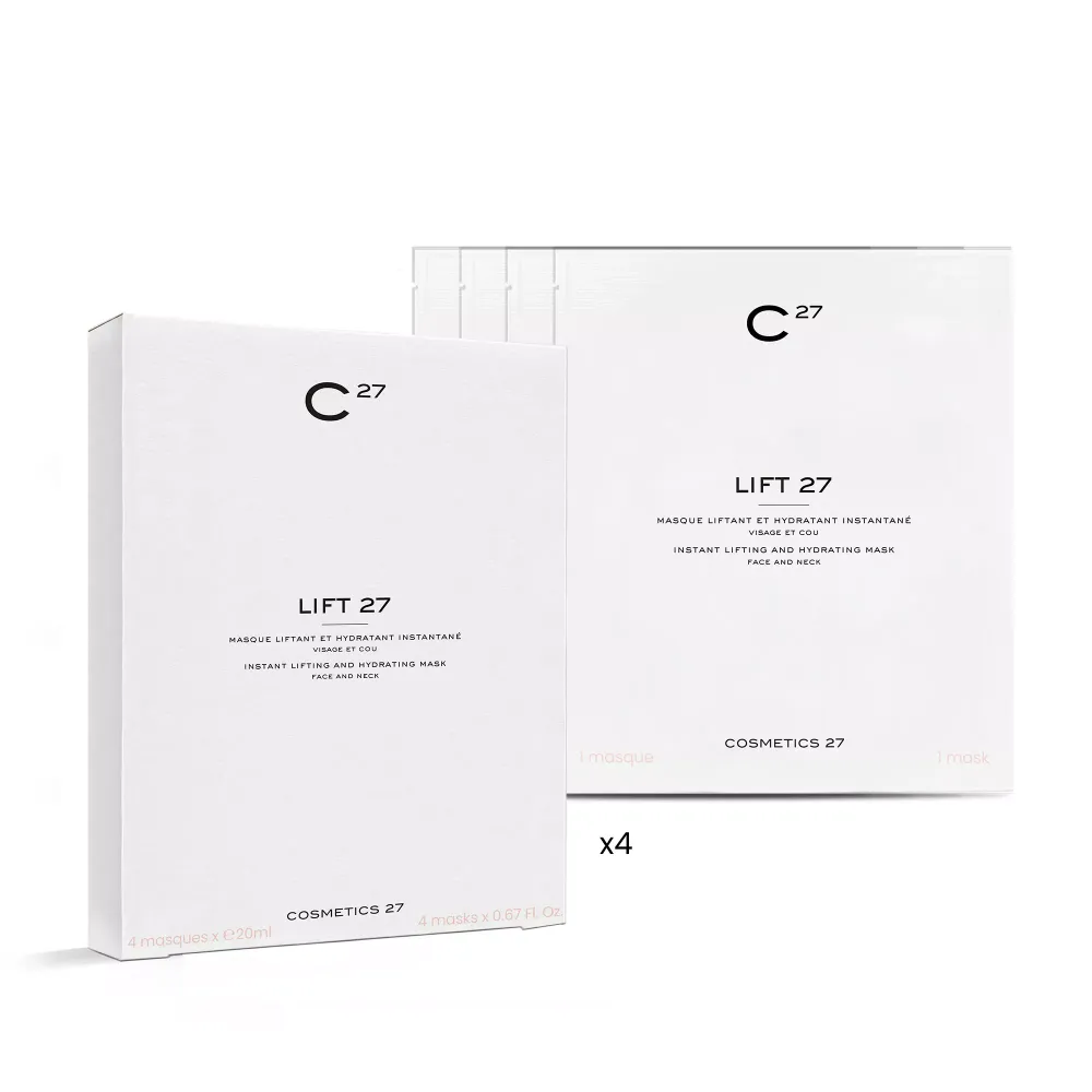 COSMETICS 27 (C 27) Био-органическая лифтинг-маска мгновенного действия LIFT 27 4 шт