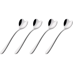 Alessi Набор из 4 ложек для кофе эспрессо, 10 см. AMMI08SET