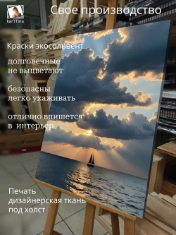 Картина Весенний путь 50x70см модульная 1шт.