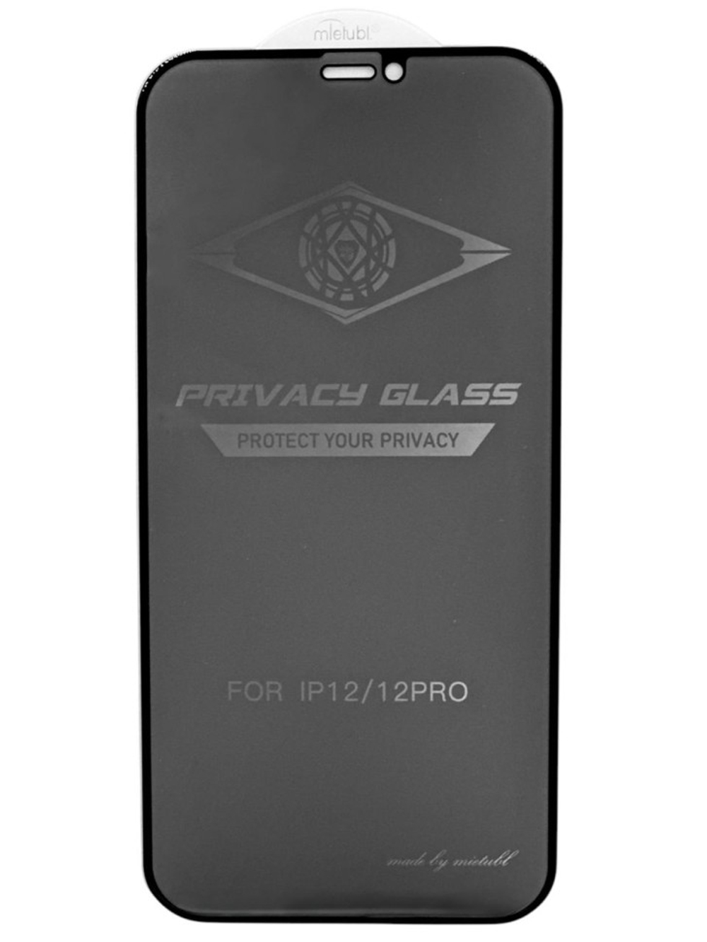 Защитное стекло для i-Phone 12/12 Pro 6.1" Анти-шпион