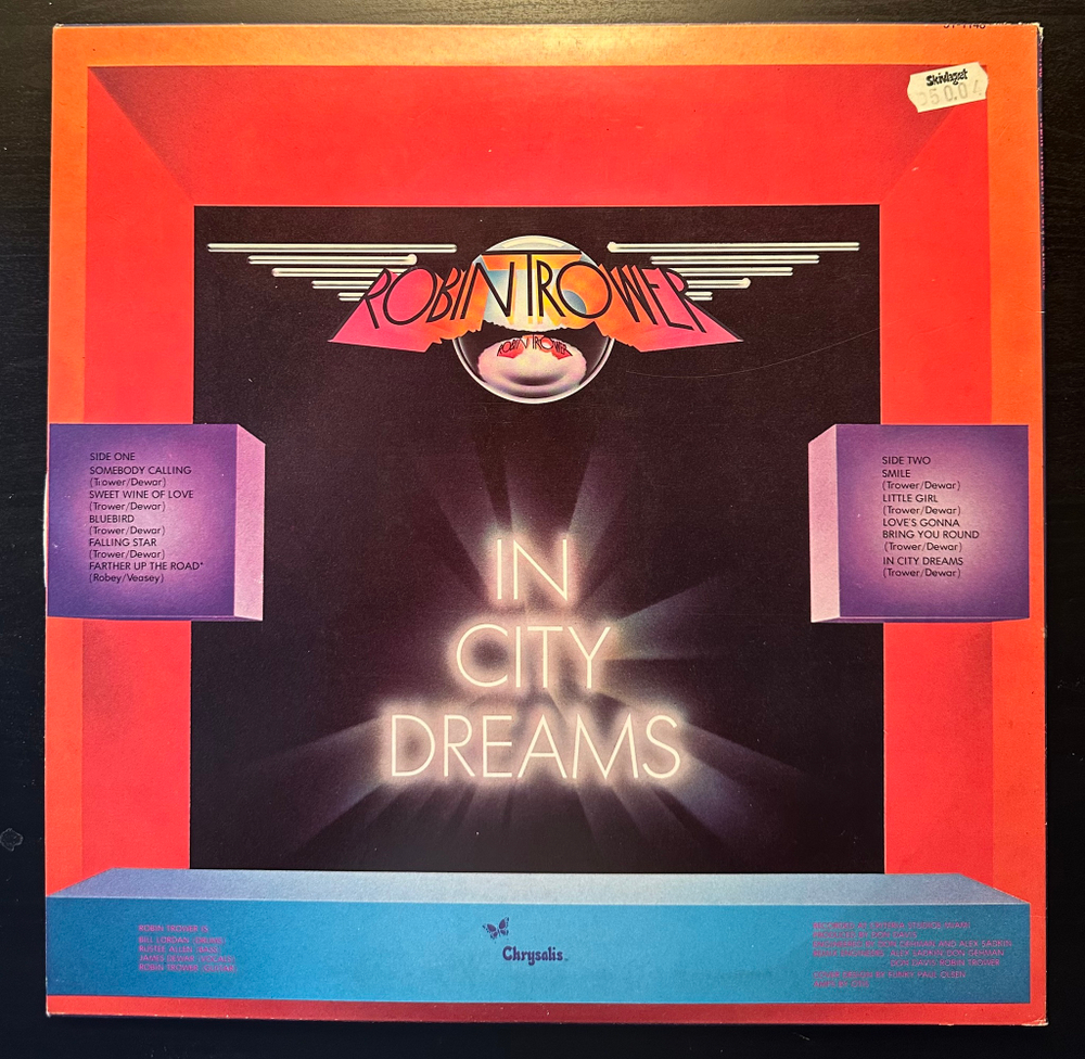 Robin Trower - In City Dreams (Голландия 1977г.)