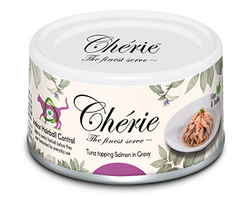 Pettric Cherie - Hairball Control Консервы для кошек Тунец с Лососем в подливе, 80гр