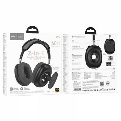Накладные Bluetooth наушники Hoco W75 (black)
