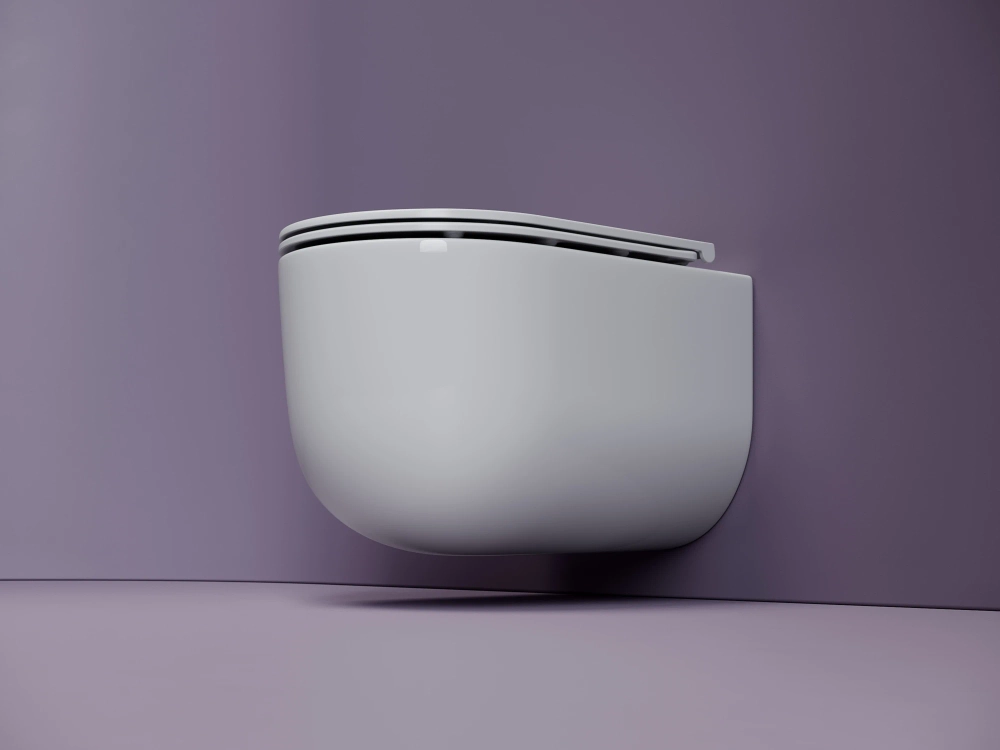 Унитаз подвесной Ceramicanova Аличе (Alice) CN4017T торнадо, с сиденьем микролифт, белый