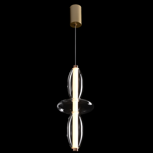 Светильник подвесной Crystal Lux QUASAR SP14W LED TRANSPARENT