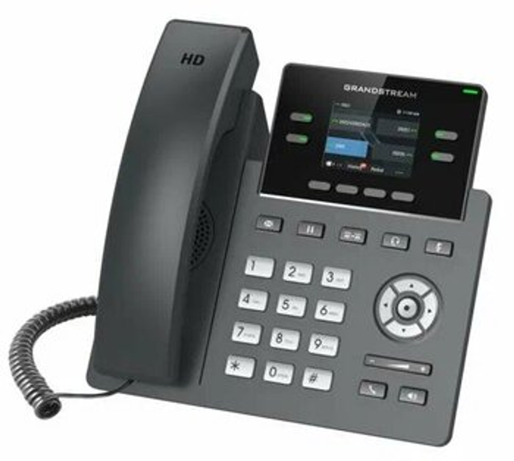IP-телефон GRANDSTREAM GRP2612G, SIP, IP, PoE, GigE, цветной экран, 4 SIP линий