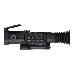 Тепловизионный прицел ATAK ET36Z-2550LRF (с дальномером и креплением Picatinny) - вид сверху, кнопки управления