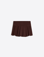 Женская мини-юбка-шорты с поясом на завязках - BERSHKA