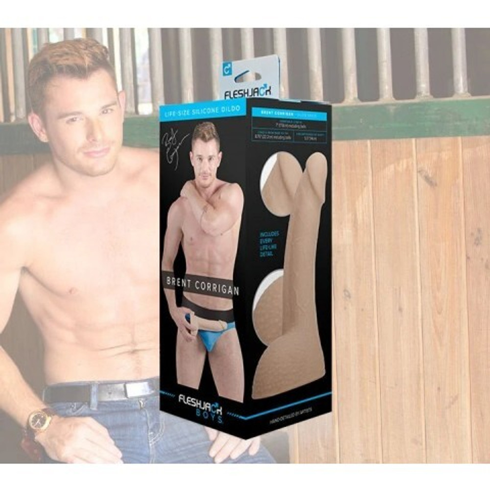Фаллоимитатор Fleshjack Boys Brent Corrigan (21,5×4,5 см)