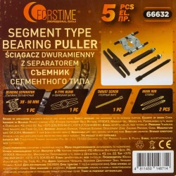 Съемник сегментного типа 30-50мм, 5пр. FORSTIME FT-66632