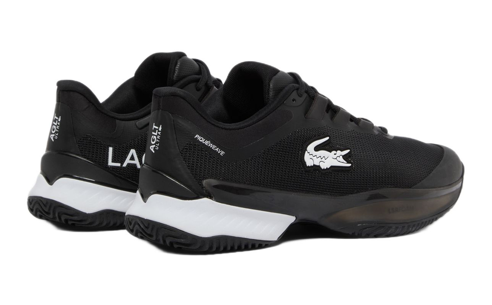 Мужские кроссовки теннисные Lacoste AG-LT23 Ultra Clay - black/white
