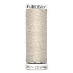Нитки универсальные Gutermann Sew-all 100 (200 метров), 5 кат. | 299 св.серо-бежевый