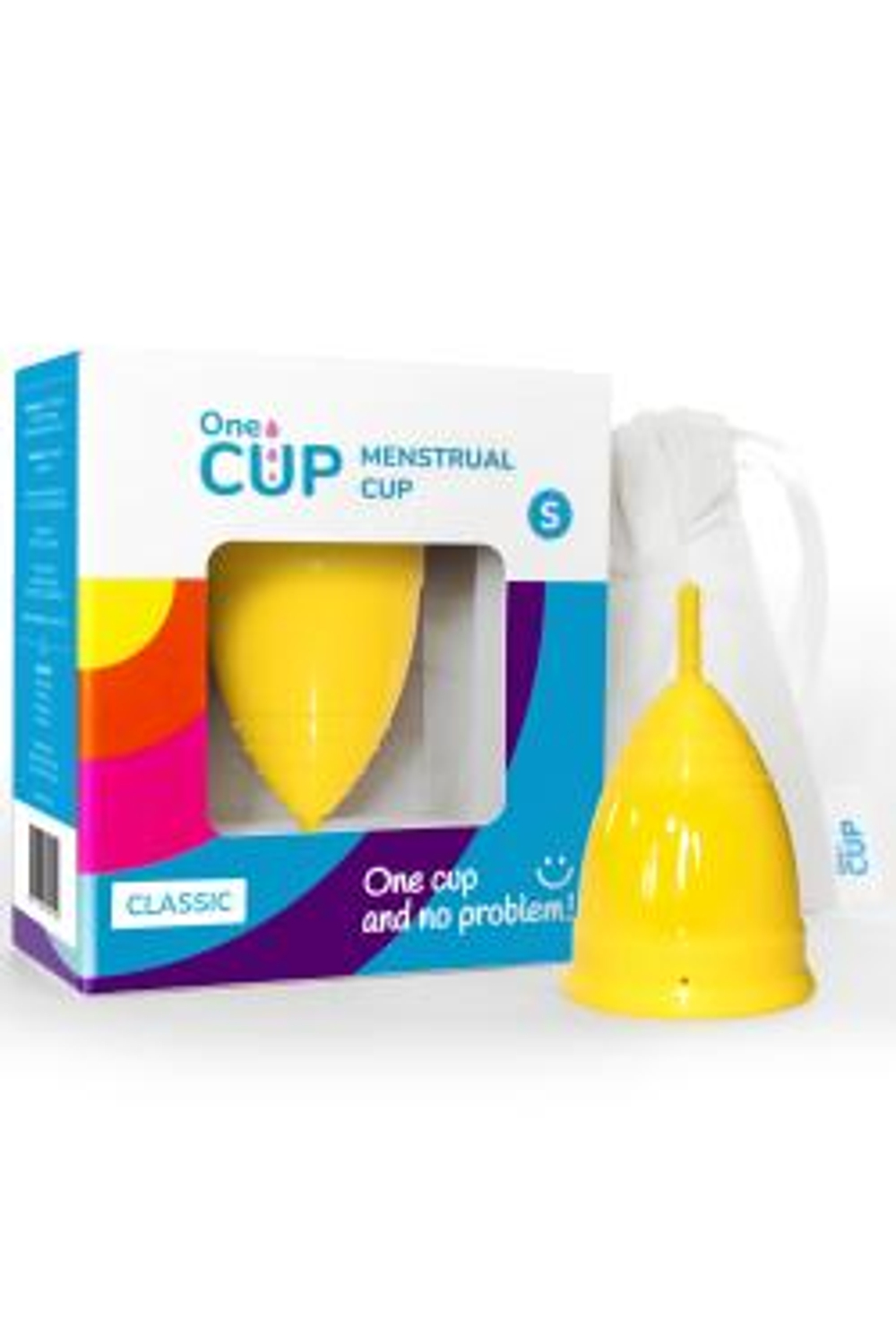 OneCUP-S Classic Менструальная чаша Yellow -- OC90-S