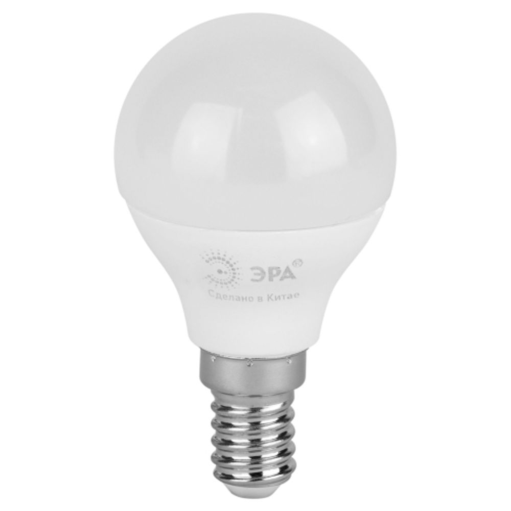 Лампа светодиодная ЭРА RED LINE LED P45-8W-840-E14 R 8Вт шар нейтральный белый свет E14 | Лампы cветодиодные Шар (G/P)