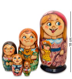 Народные промыслы МР-24/ 98-A Матрешка 5м «Дашенька»