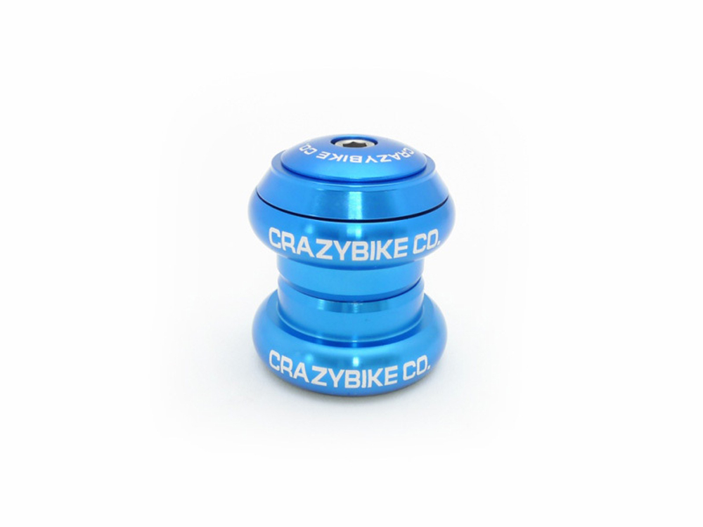 Рулевая колонка CrazyBike 1-1/8 HEADSET синяя
