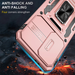 Чехол Safe Case с кольцом и защитой камеры для Samsung Galaxy S25 FE