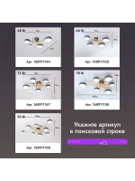 Люстра потолочная светодиодная 8024/4GRAY
