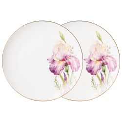 НАБОР ТАРЕЛОК ЗАКУСОЧНЫХ LEFARD "IRISES" 2 ШТ. 20 СМ, РАЗНОЦВЕТНЫЙ (КОР=24НАБ.)